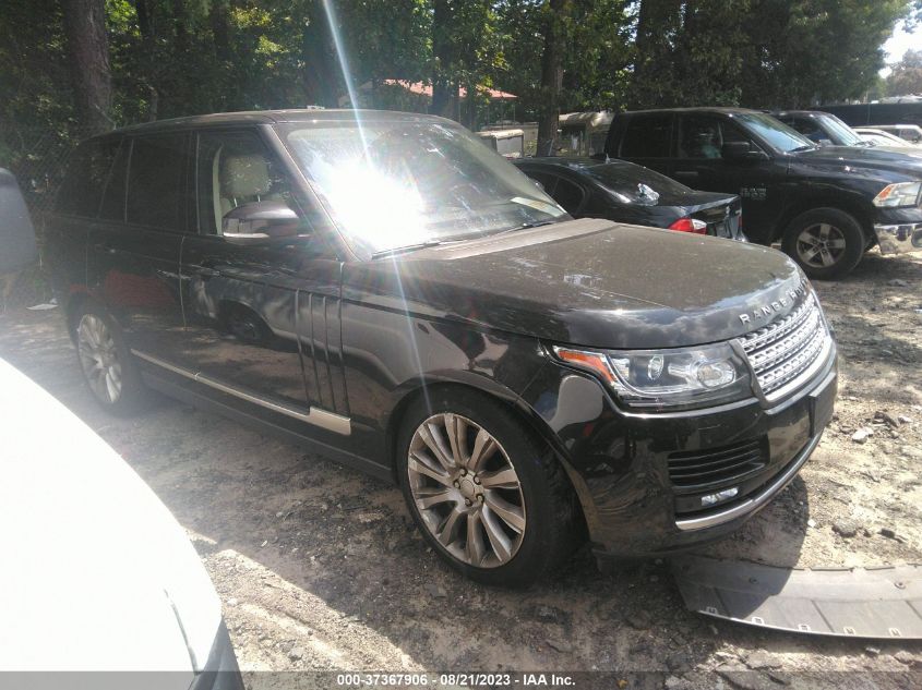 SALGS2FE7HA322740 LAND ROVER RANGE ROVER SUPERCHARGED 2017