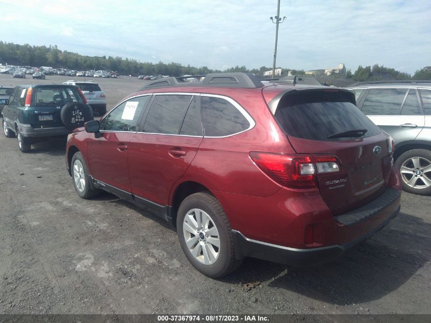 2017 SUBARU OUTBACK PREMIUM - 4S4BSACC1H3334848