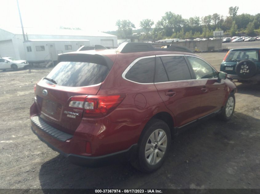 2017 SUBARU OUTBACK PREMIUM - 4S4BSACC1H3334848