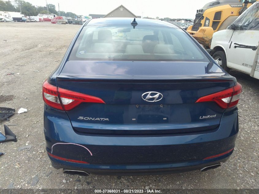 2016 HYUNDAI SONATA 2.4L LIMITED - 5NPE34AF6GH302929