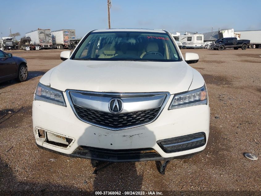 2014 ACURA MDX - 5FRYD4H25EB021177