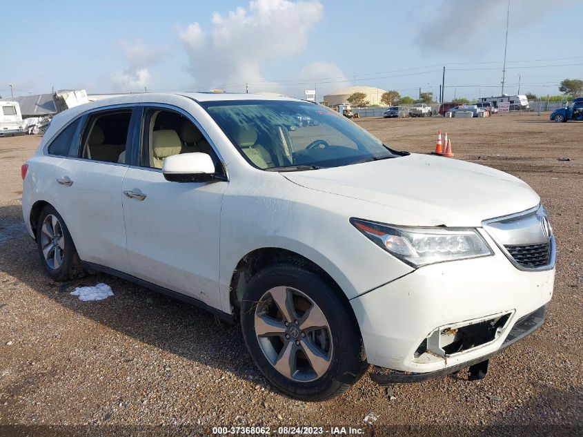 2014 ACURA MDX - 5FRYD4H25EB021177