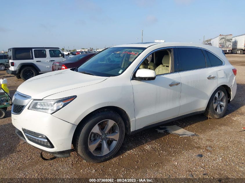2014 ACURA MDX - 5FRYD4H25EB021177