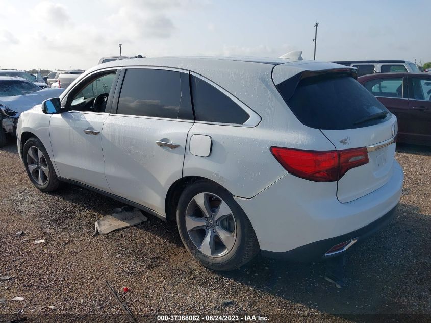 2014 ACURA MDX - 5FRYD4H25EB021177