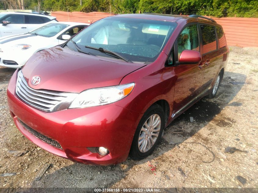 2017 TOYOTA SIENNA XLE/LIMITED - 5TDYZ3DCXHS816916