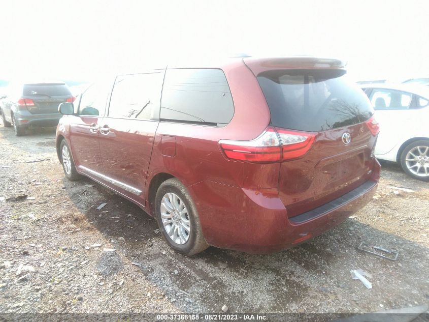 2017 TOYOTA SIENNA XLE/LIMITED - 5TDYZ3DCXHS816916