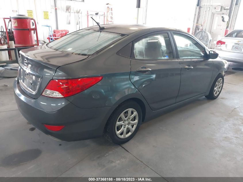 2013 HYUNDAI ACCENT GLS - KMHCT4AE2DU376456