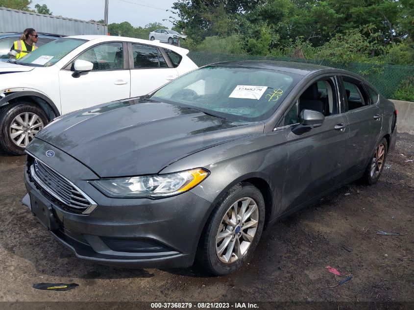 2017 FORD FUSION SE - 3FA6P0H75HR213793