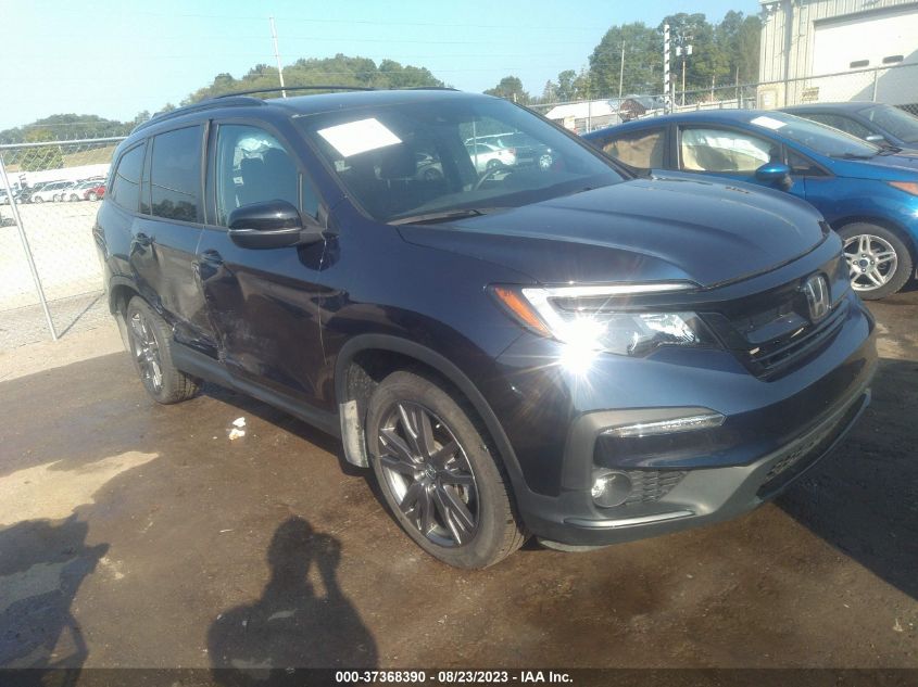 5FNYF6H39NB032831 HONDA PILOT SPORT 2022