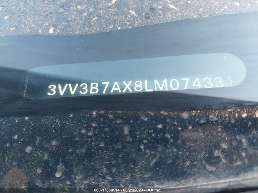 VIN 3VV3B7AX8LM074331 2020 VOLKSWAGEN TIGUAN SE/SEL
