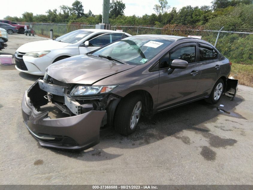 2014 HONDA CIVIC SEDAN LX - 19XFB2F54EE076855