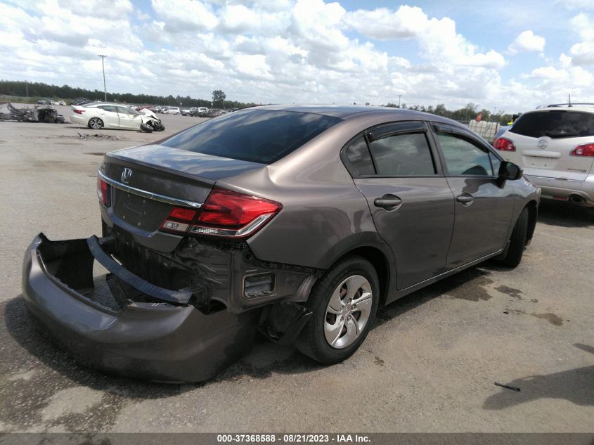 2014 HONDA CIVIC SEDAN LX - 19XFB2F54EE076855