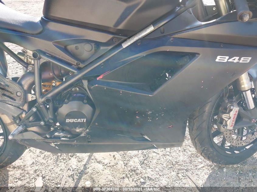 2011 DUCATI 848 ZDM1XBMV6BB017270