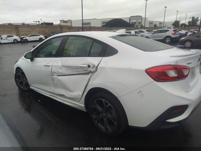 2019 CHEVROLET CRUZE LT - 1G1BE5SM5K7137865