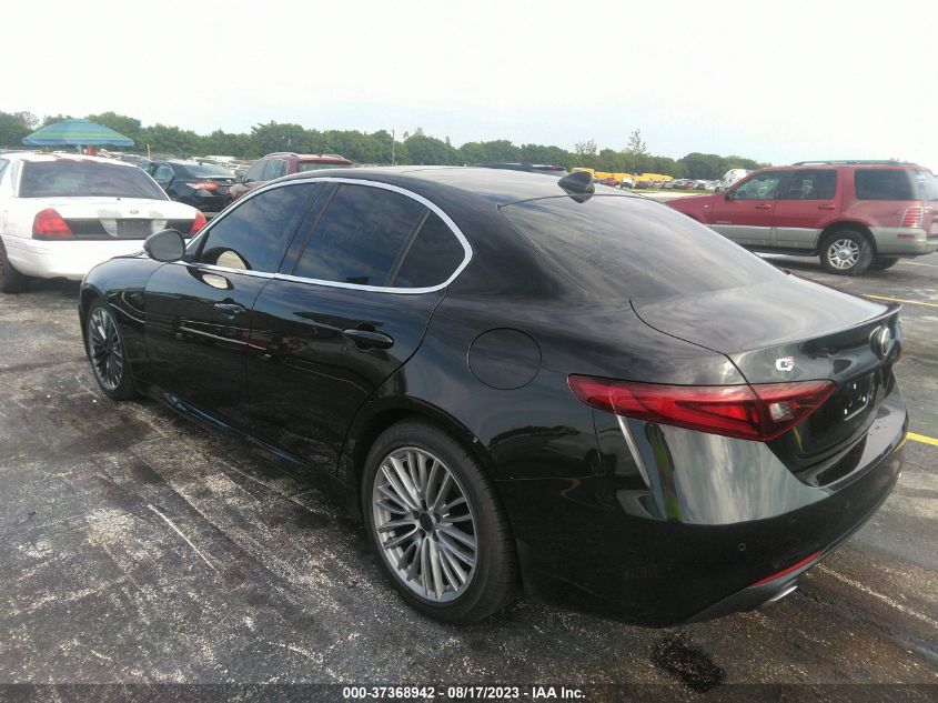 VIN ZARFAECN3H7549874 2017 ALFA ROMEO GIULIA TI