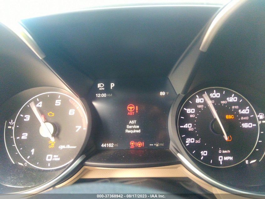 VIN ZARFAECN3H7549874 2017 ALFA ROMEO GIULIA TI