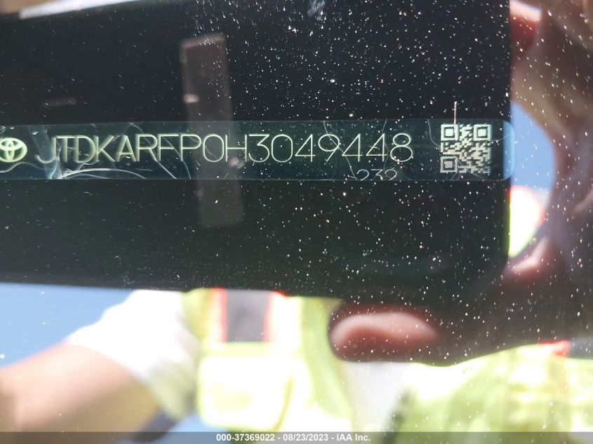 2017 TOYOTA PRIUS PRIME PLUS/PREMIUM/ADVANCED - JTDKARFP0H3049448