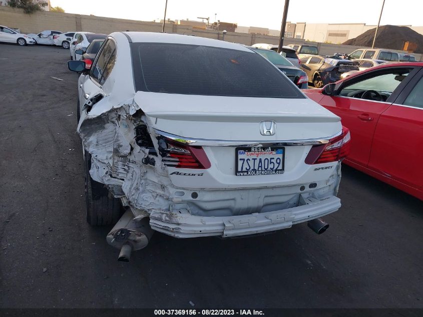 2016 HONDA ACCORD SEDAN SPORT - 1HGCR2F57GA147374