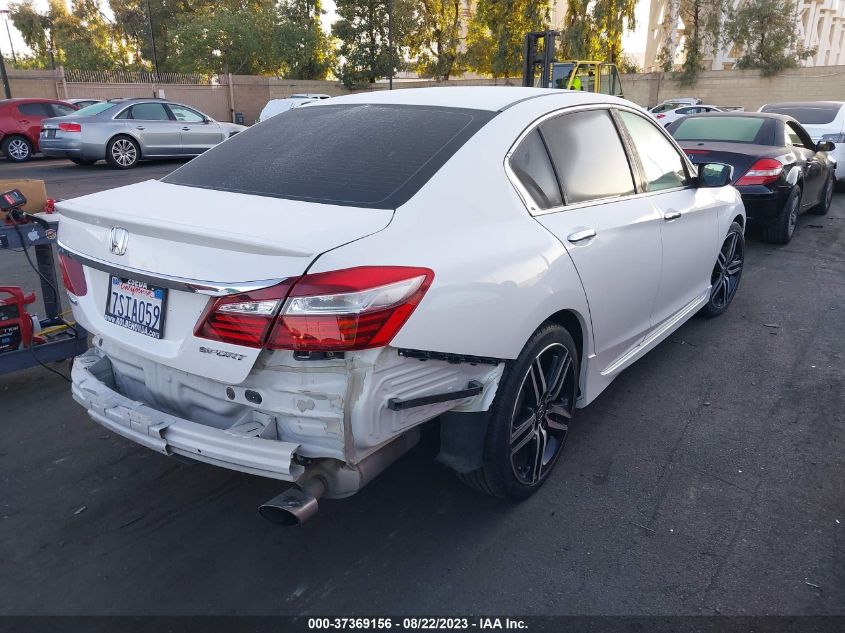 2016 HONDA ACCORD SEDAN SPORT - 1HGCR2F57GA147374