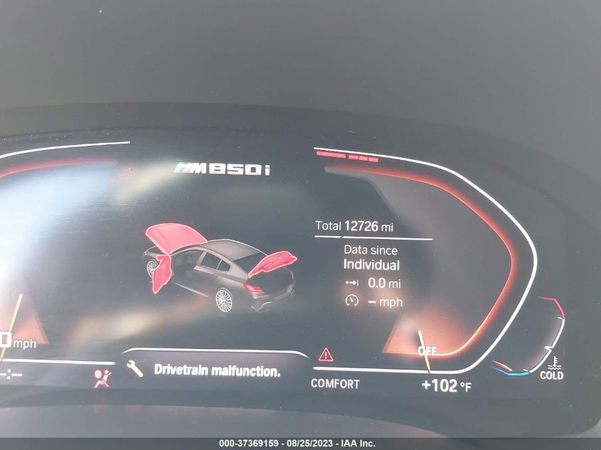 2020 BMW 8 SERIES M850I - WBAGV8C01LCD73514