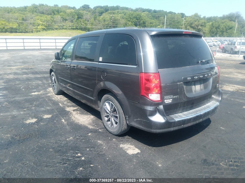 VIN 2C4RDGCG2HR700052 2017 DODGE GRAND CARAVAN SXT