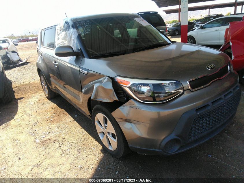 2016 KIA SOUL - KNDJN2A27G7277912