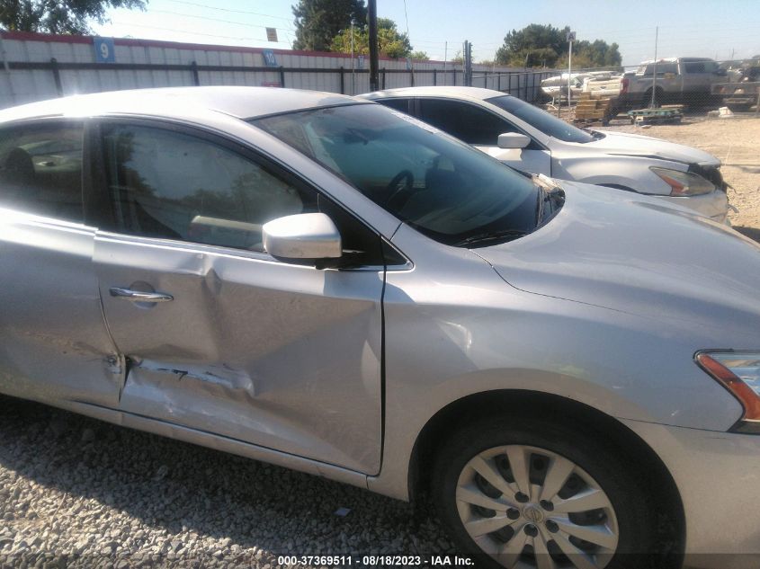 2015 NISSAN SENTRA S - 3N1AB7AP5FY349725