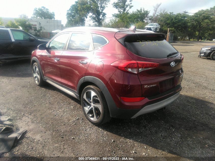 2017 HYUNDAI TUCSON LIMITED/SPORT AND ECO/SE - KM8J3CA2XHU372975