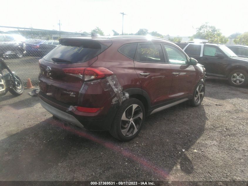 2017 HYUNDAI TUCSON LIMITED/SPORT AND ECO/SE - KM8J3CA2XHU372975