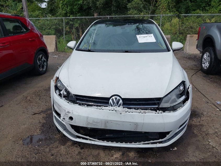 2016 VOLKSWAGEN GOLF TSI SE - 3VW217AU0GM014162