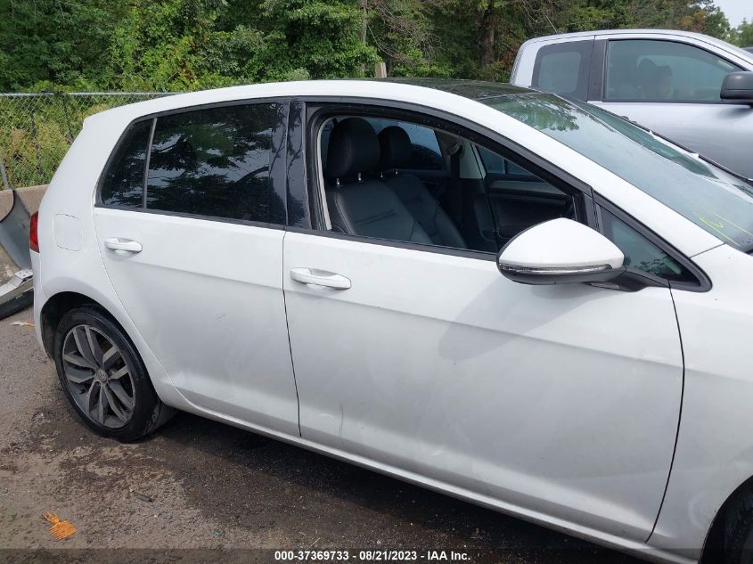 2016 VOLKSWAGEN GOLF TSI SE - 3VW217AU0GM014162