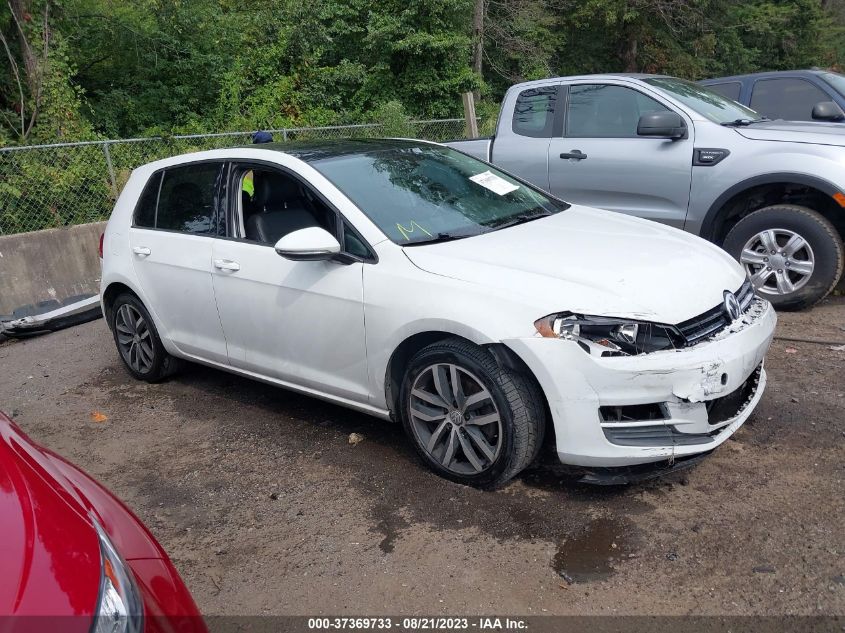 2016 VOLKSWAGEN GOLF TSI SE - 3VW217AU0GM014162