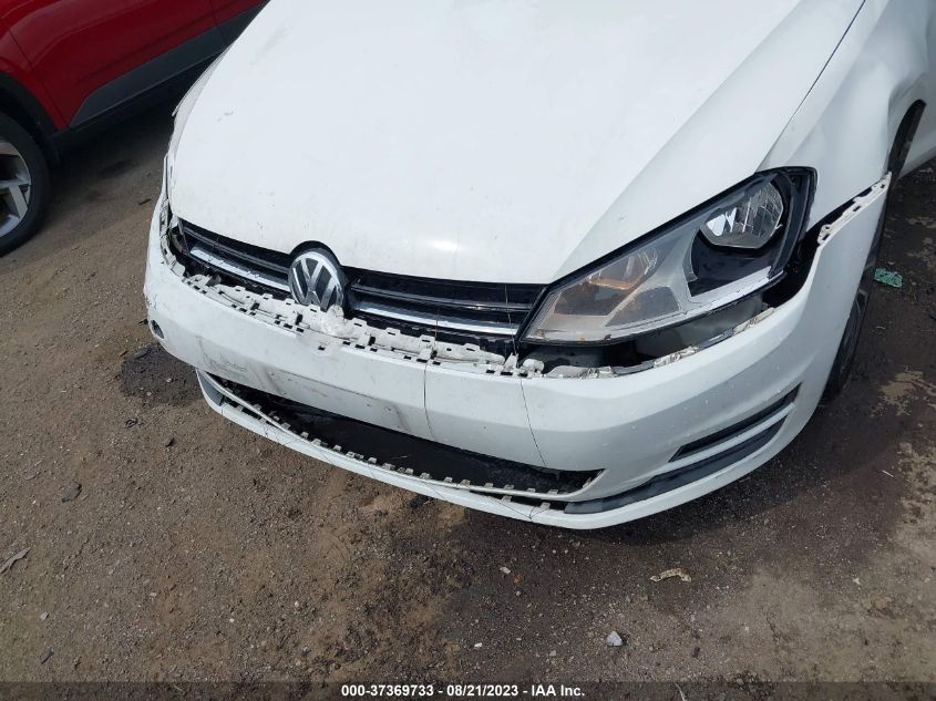 2016 VOLKSWAGEN GOLF TSI SE - 3VW217AU0GM014162