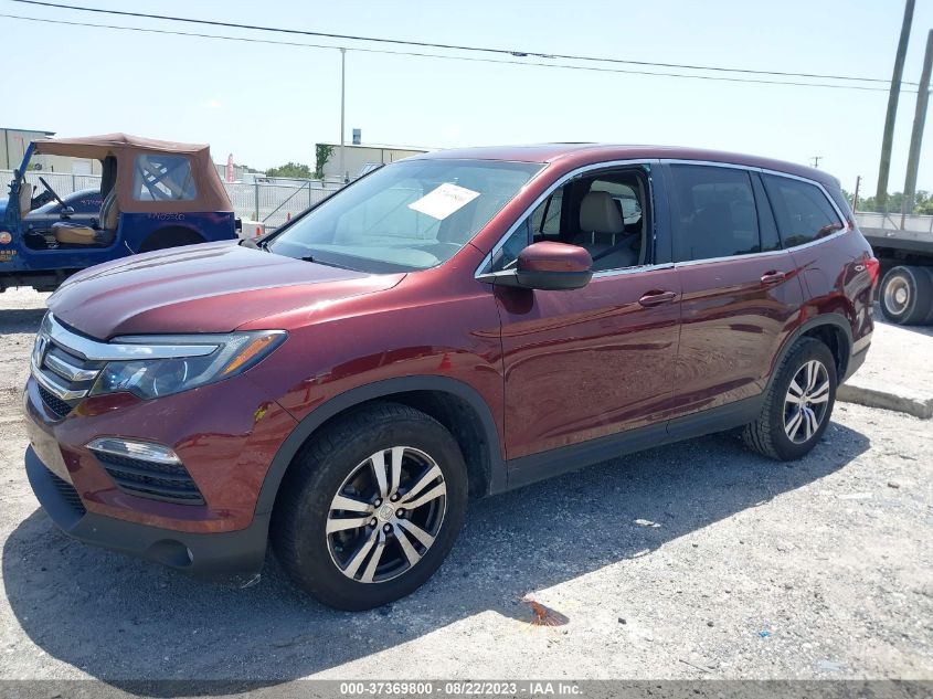 2018 HONDA PILOT EX-L - 5FNYF5H59JB027392
