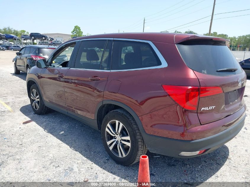2018 HONDA PILOT EX-L - 5FNYF5H59JB027392