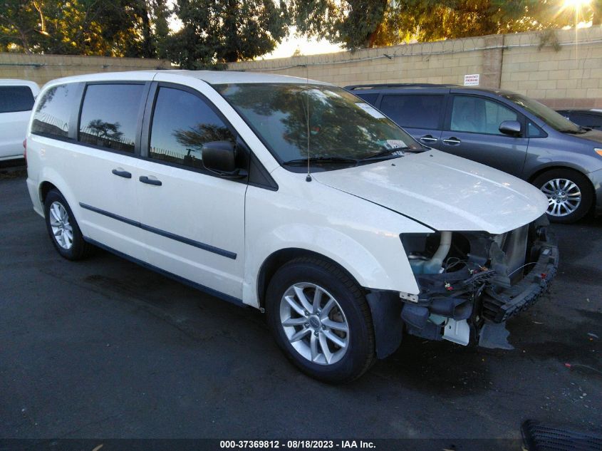 2013 DODGE GRAND CARAVAN AMERICAN VALUE PKG - 2C4RDGBG7DR715481