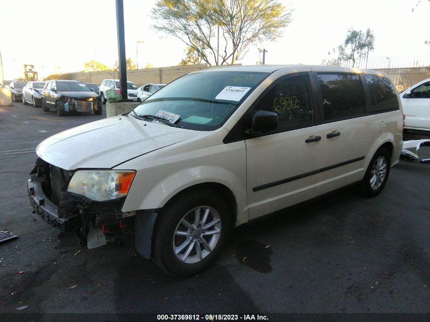 2013 DODGE GRAND CARAVAN AMERICAN VALUE PKG - 2C4RDGBG7DR715481