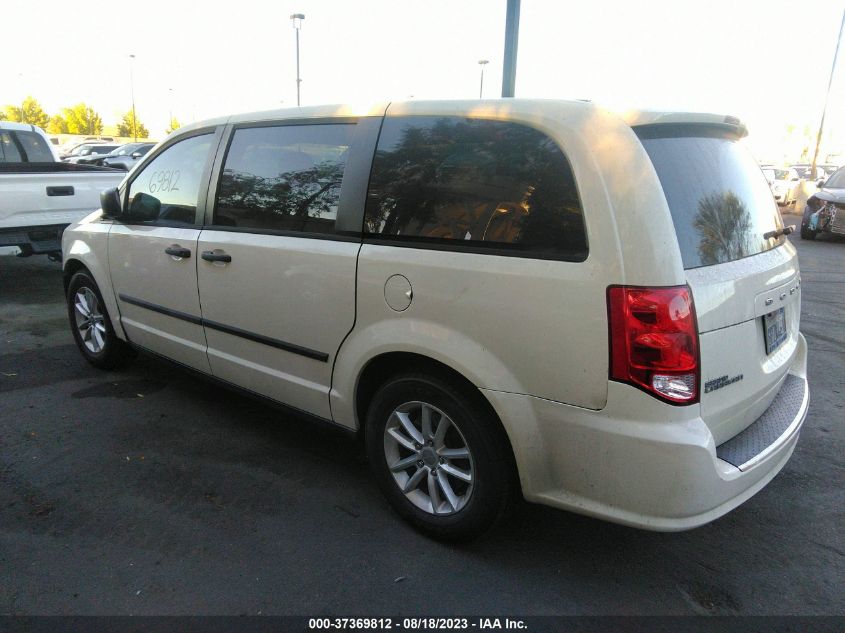 2013 DODGE GRAND CARAVAN AMERICAN VALUE PKG - 2C4RDGBG7DR715481