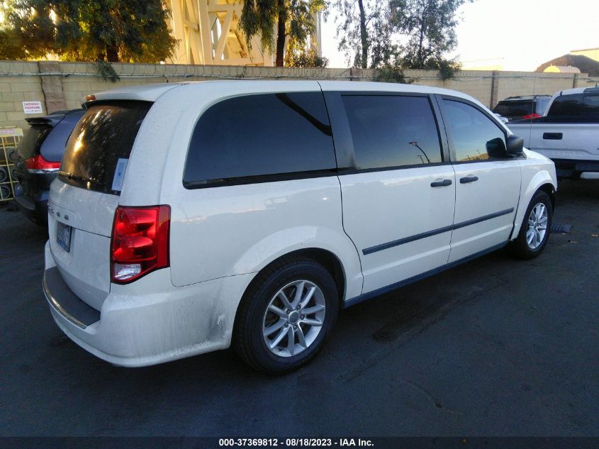 2013 DODGE GRAND CARAVAN AMERICAN VALUE PKG - 2C4RDGBG7DR715481