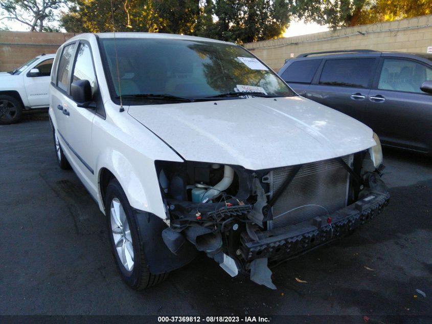 2013 DODGE GRAND CARAVAN AMERICAN VALUE PKG - 2C4RDGBG7DR715481