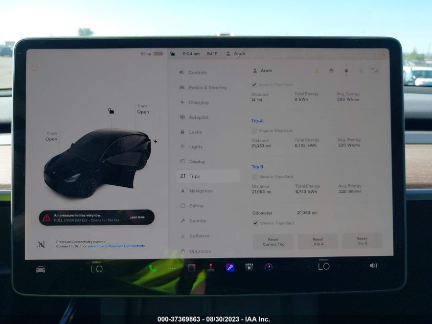 2022 TESLA MODEL Y LONG RANGE - 7SAYGAEE9NF467664