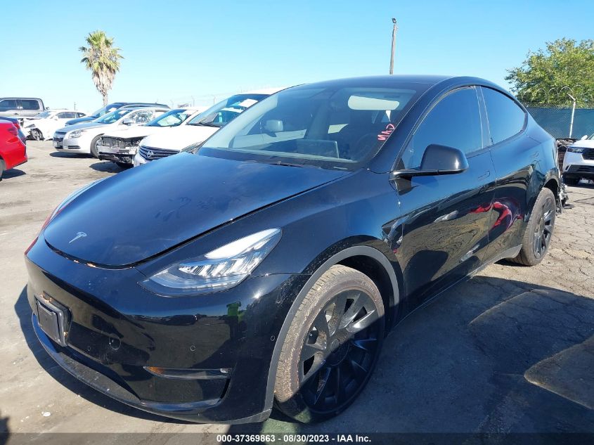 2022 TESLA MODEL Y LONG RANGE - 7SAYGAEE9NF467664