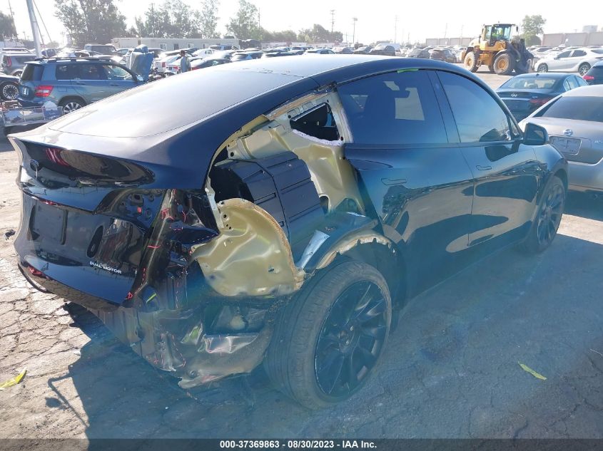 2022 TESLA MODEL Y LONG RANGE - 7SAYGAEE9NF467664