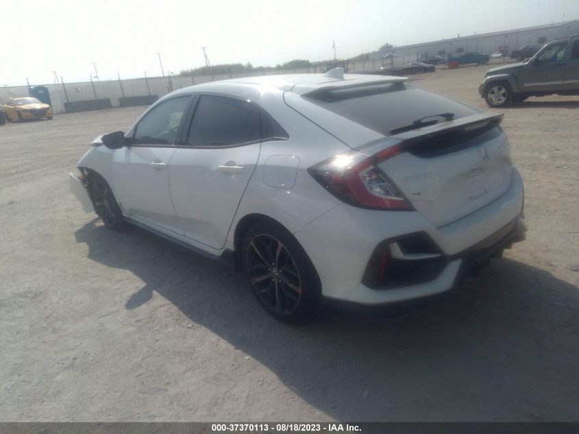 2021 HONDA CIVIC HATCHBACK SPORT - SHHFK7H42MU408610