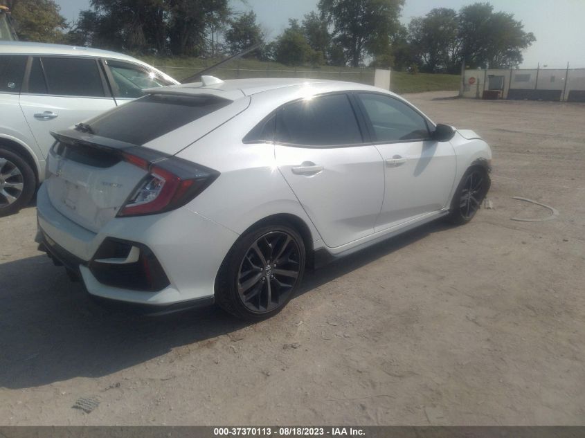 2021 HONDA CIVIC HATCHBACK SPORT - SHHFK7H42MU408610