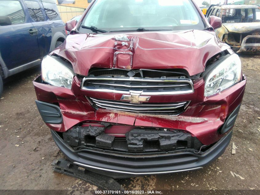 2016 CHEVROLET TRAX LT - 3GNCJLSB0GL265015
