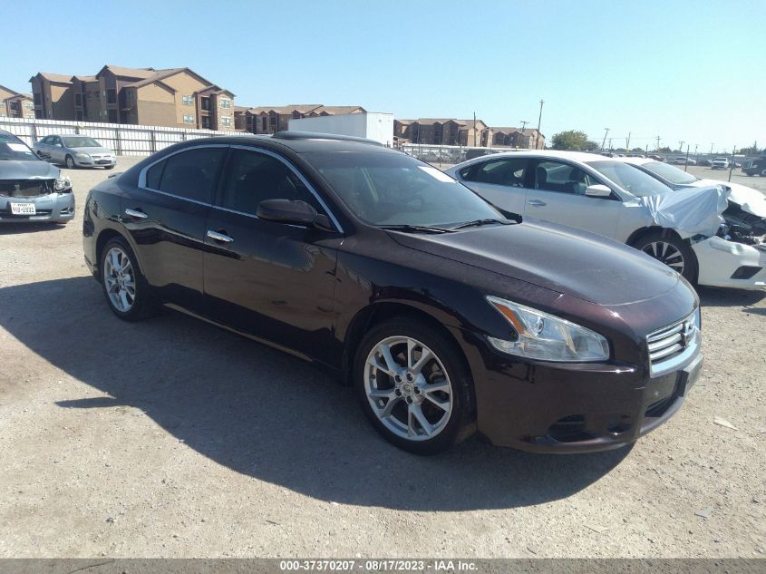 2014 NISSAN MAXIMA S/SV - 1N4AA5AP7EC481337