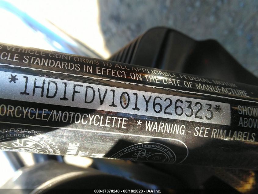 2001 HARLEY-DAVIDSON FLHR - 1HD1FDV101Y626323