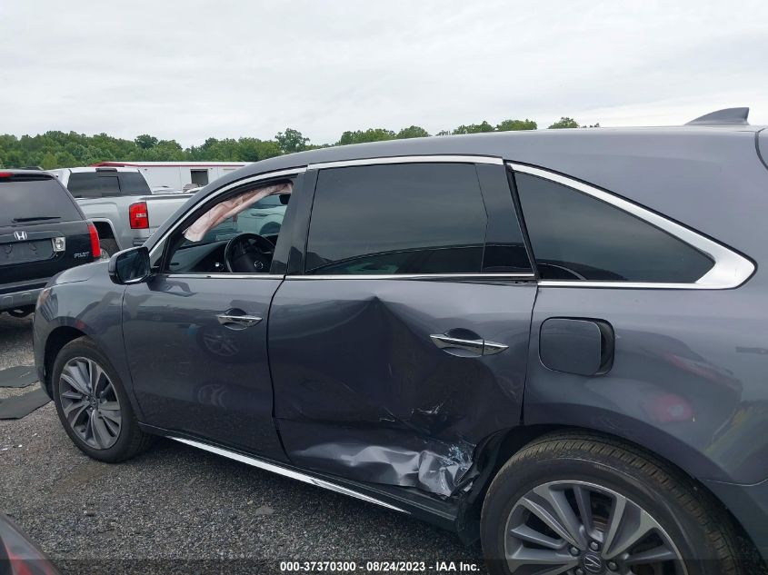 2017 ACURA MDX W/TECHNOLOGY PKG - 5J8YD4H50HL008352