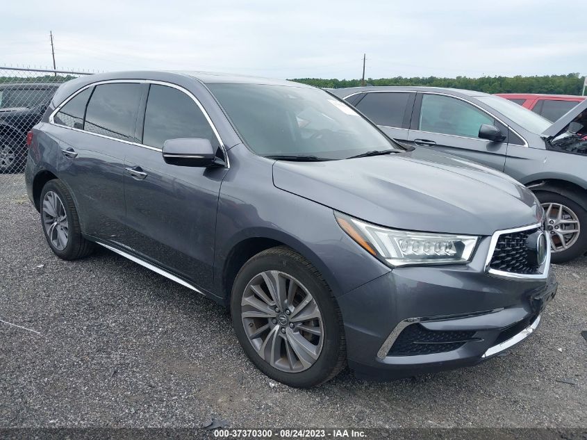 2017 ACURA MDX W/TECHNOLOGY PKG - 5J8YD4H50HL008352